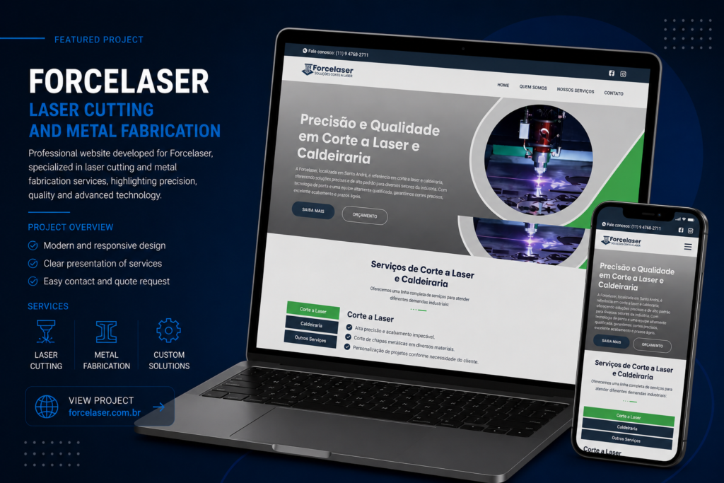 forcelaser laser cutting metal fabrication portfolio